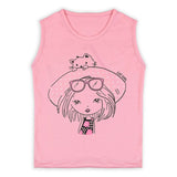 Girls Sando T-Shirt - Pink, Girls T-Shirts, Chase Value, Chase Value