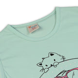Girls Sando T-Shirt - Cyan, Girls Sando, Chase Value, Chase Value