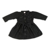 Girls Half Sleeves Woven Top - Black, Girls Tops, Chase Value, Chase Value