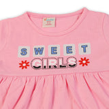 Girls Half Sleeves Suit - Pink, Girls Suits, Chase Value, Chase Value
