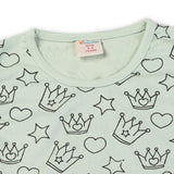 Girls Sando Suit - Cyan, Girls Suits, Chase Value, Chase Value