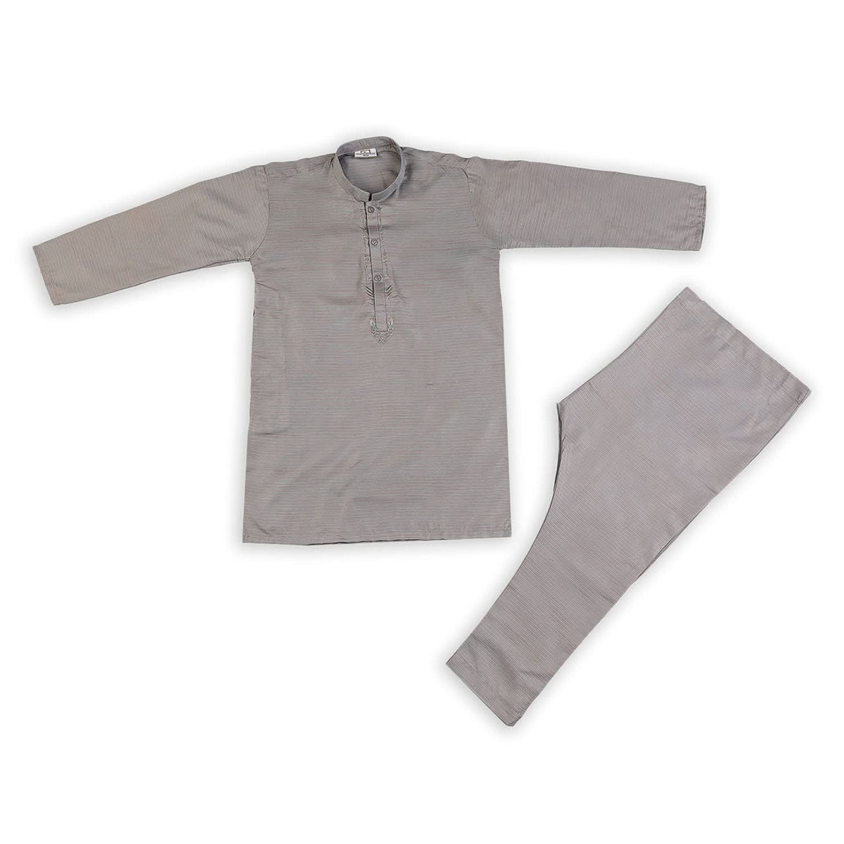 Boys Embroidered Shalwar Suit - Grey, Boys Shalwar Kameez, Chase Value, Chase Value