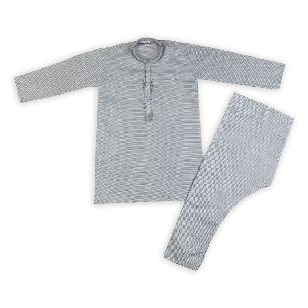 Boys Embroidered Shalwar Suit - Light Blue, Boys Shalwar Kameez, Chase Value, Chase Value