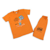 Girls Half Sleeves Suit - Mustard, Girls Suits, Chase Value, Chase Value