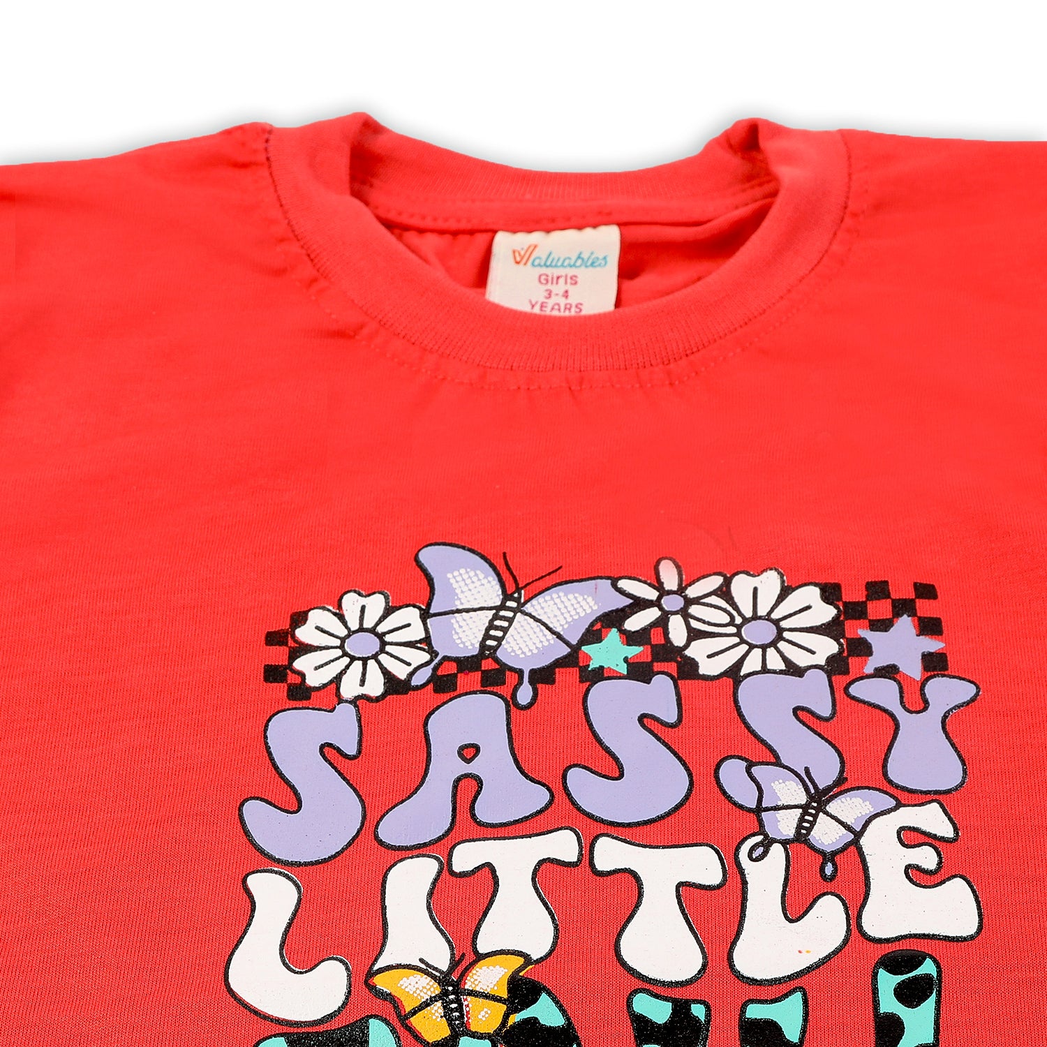 Girls Half Sleeves Suit - Orange, Girls Suits, Chase Value, Chase Value