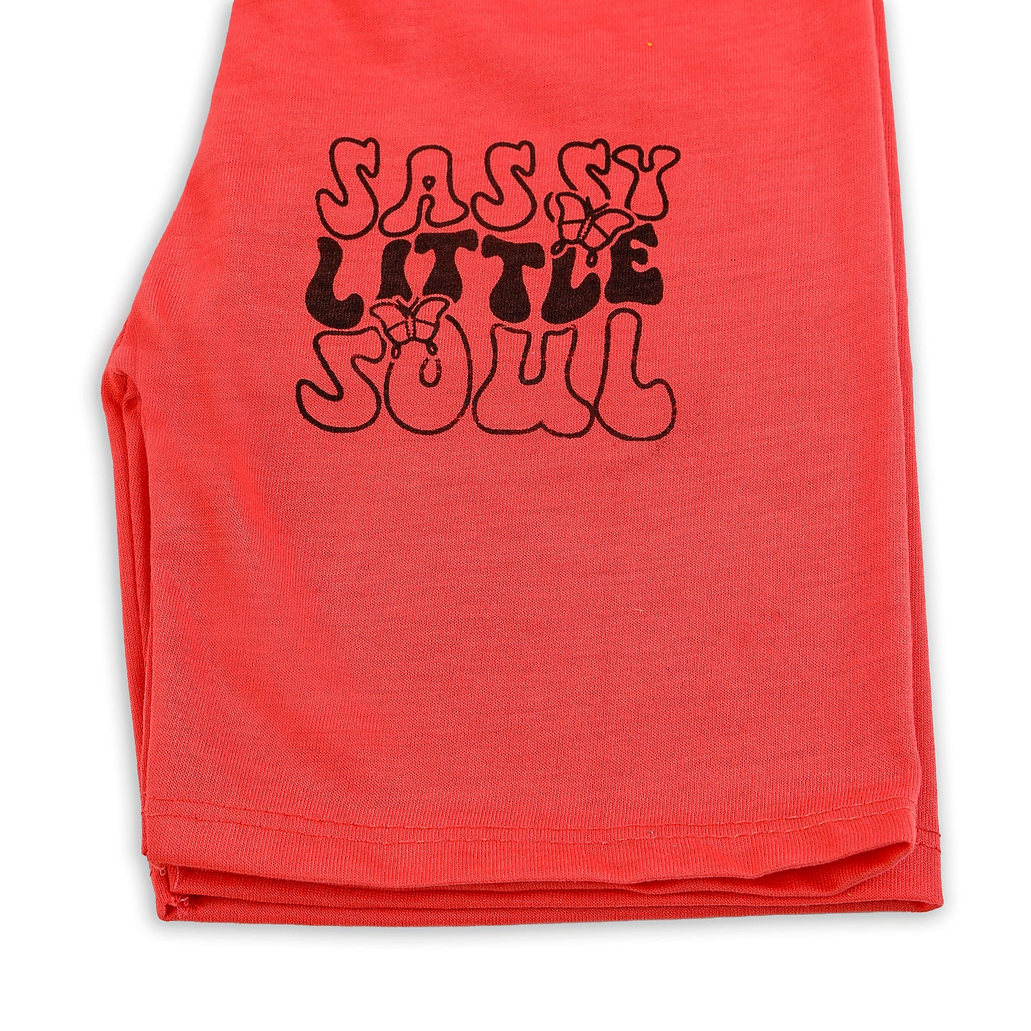 Girls Half Sleeves Suit - Orange, Girls Suits, Chase Value, Chase Value