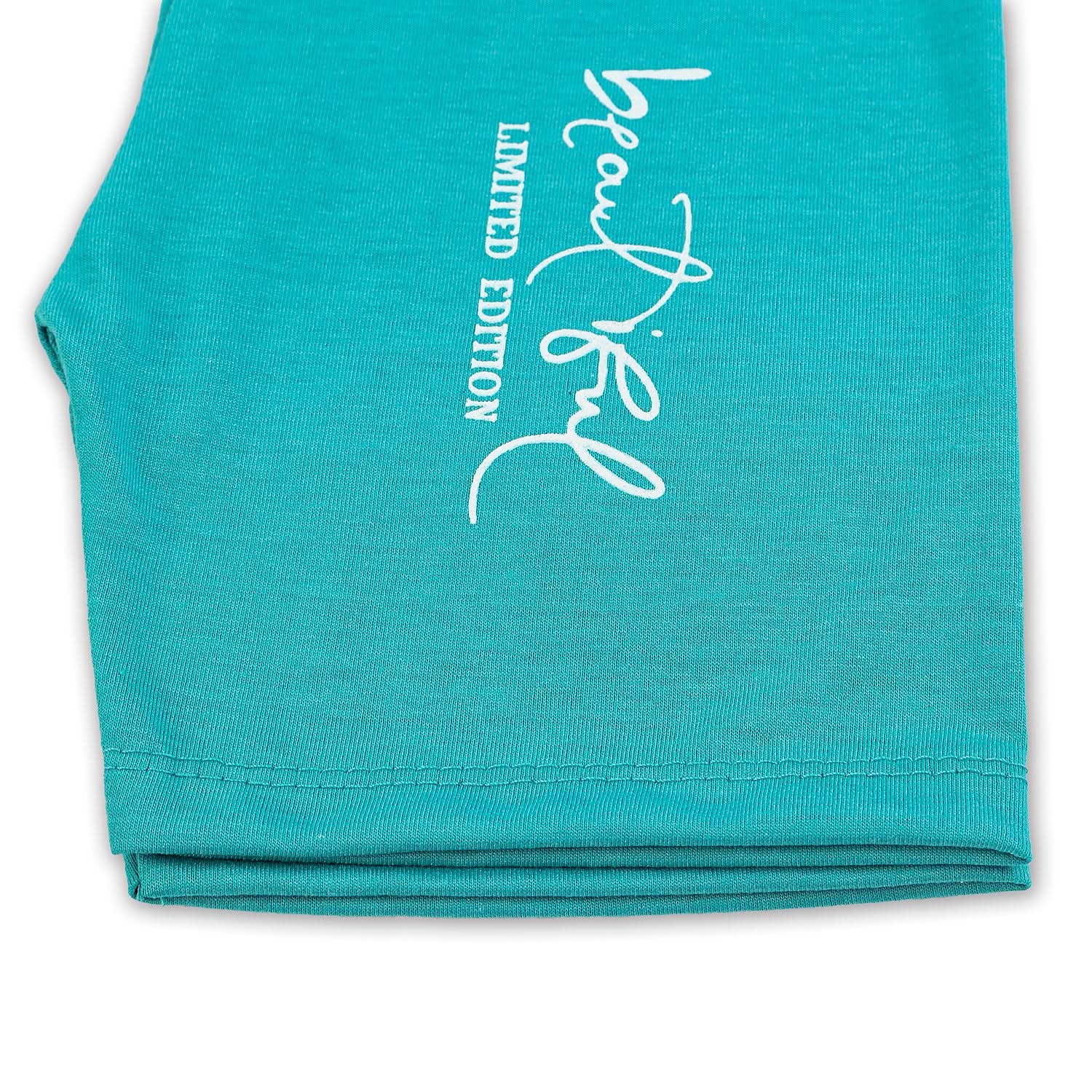 Girls Half Sleeves Suit - Green, Girls Suits, Chase Value, Chase Value