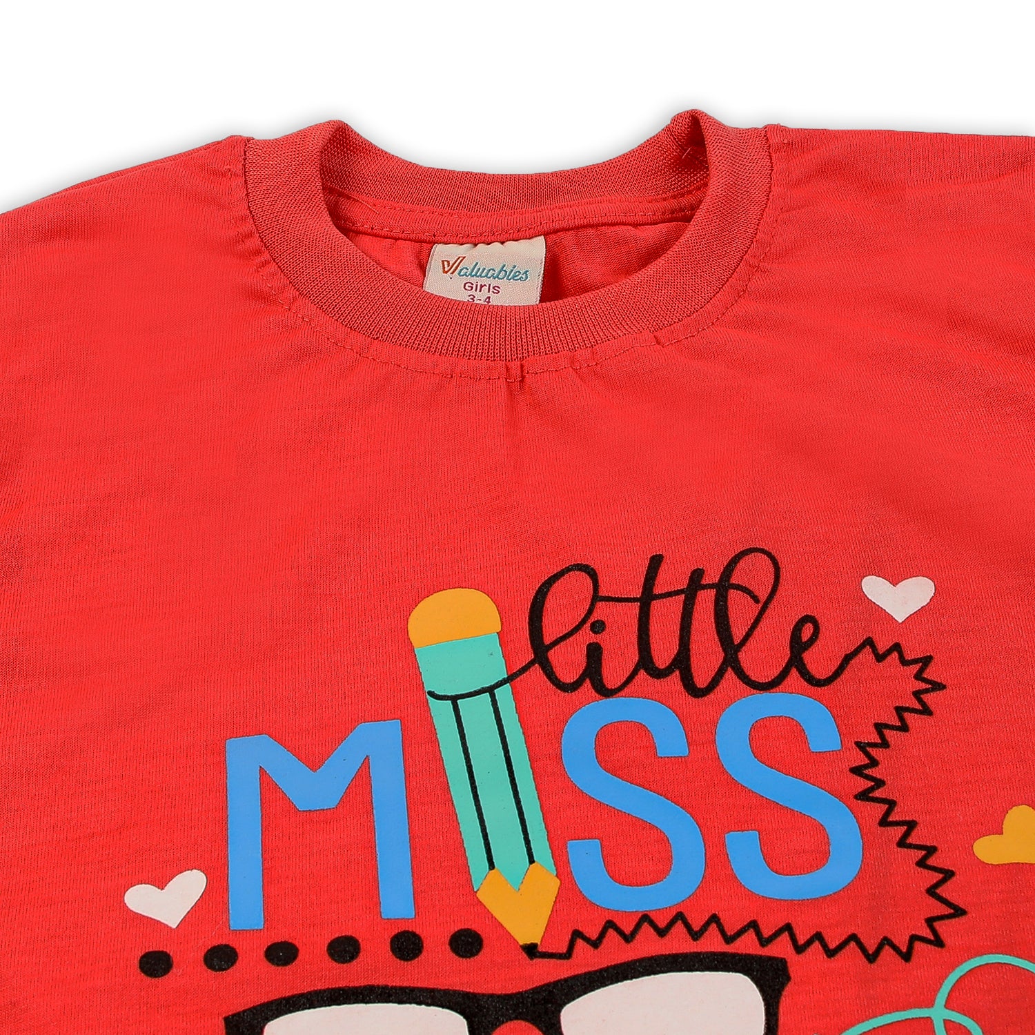 Girls Half Sleeves Suit - Orange, Girls Suits, Chase Value, Chase Value