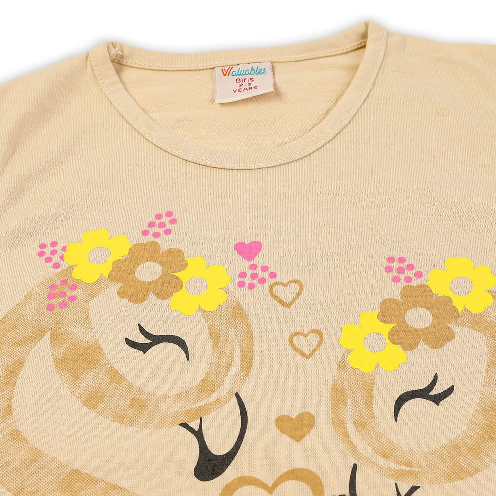 Girls Sando Suit - Fawn, Girls Suits, Chase Value, Chase Value