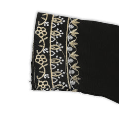 Girls Embriodered Shalwar suit - Black