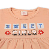 Girls Half Sleeves Suit - Peach, Girls Suits, Chase Value, Chase Value