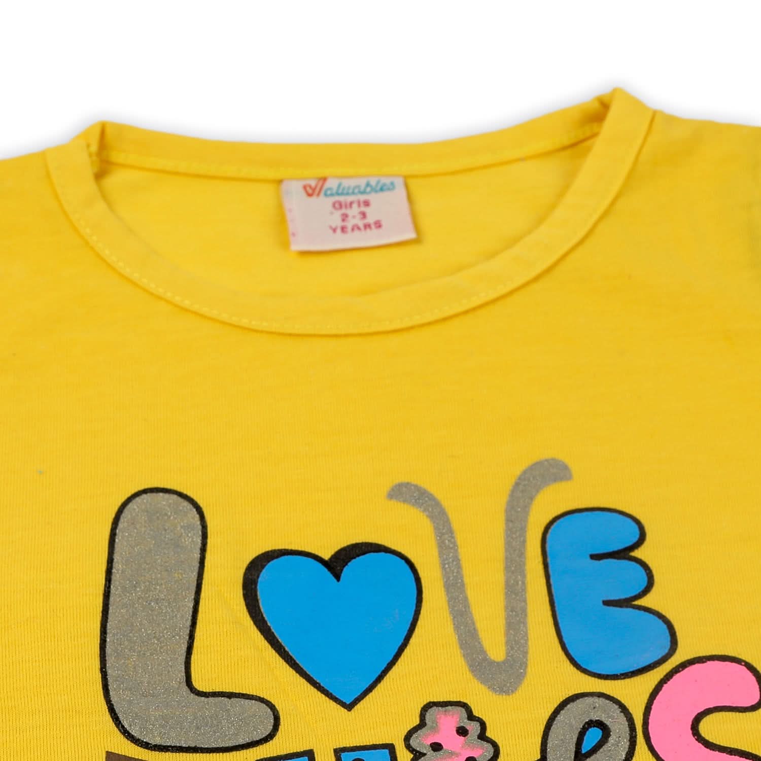 Girls Half Sleeves Tight Suit - Yellow, Girls Suits, Chase Value, Chase Value