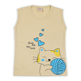 Girls Sando - Fawn, Girls T-Shirts, Chase Value, Chase Value