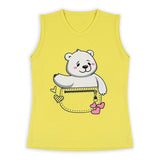 Girls Sando T-Shirt - Yellow, Girls T-Shirts, Chase Value, Chase Value