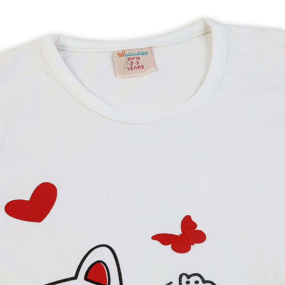 Girls Sando T-Shirt - White, Girls Sando, Chase Value, Chase Value