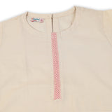 Girls Dyed 2Pcs Suit - Beige, Girls Shalwar Kameez, Chase Value, Chase Value