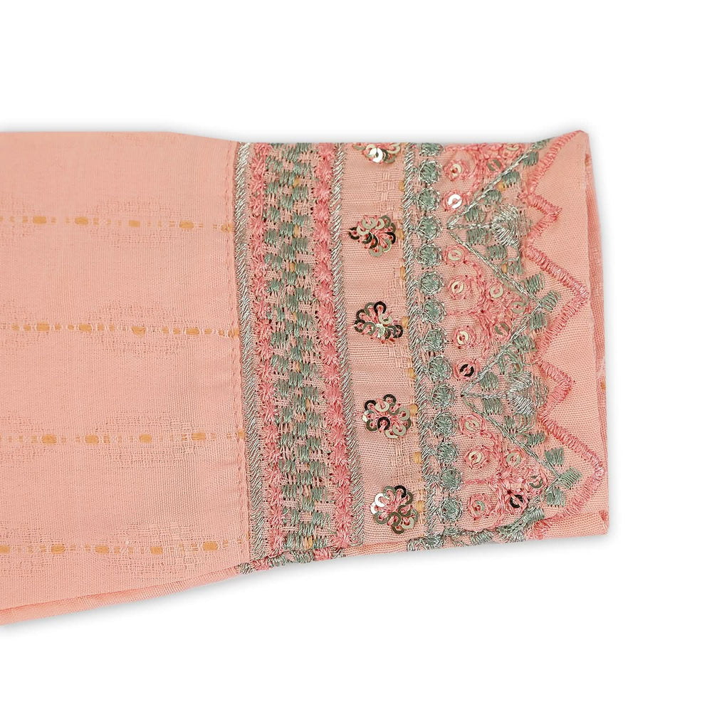 Eminent Girls Embroidered 3Pcs Shalwar Suit - Peach, Girls Shalwar Kameez, Eminent, Chase Value