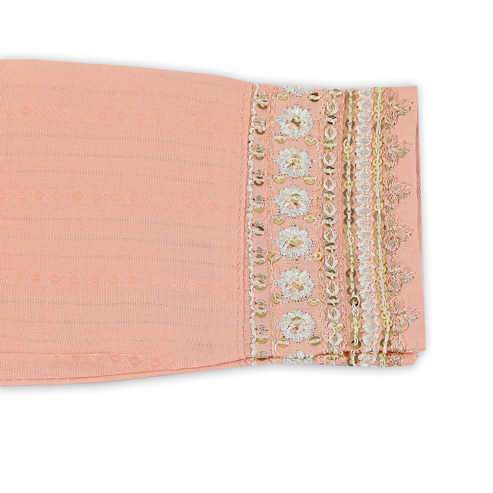 Eminent Girls Embroidered 3Pcs Shalwar Suit - Peach, Girls Shalwar Kameez, Eminent, Chase Value