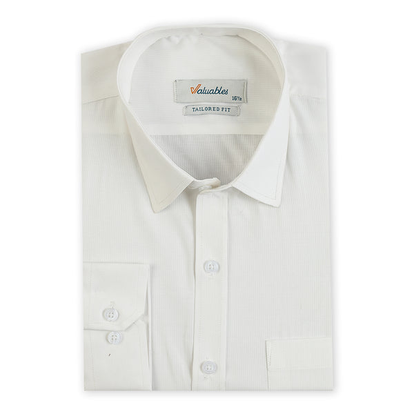Men's Formal Shirt - White
