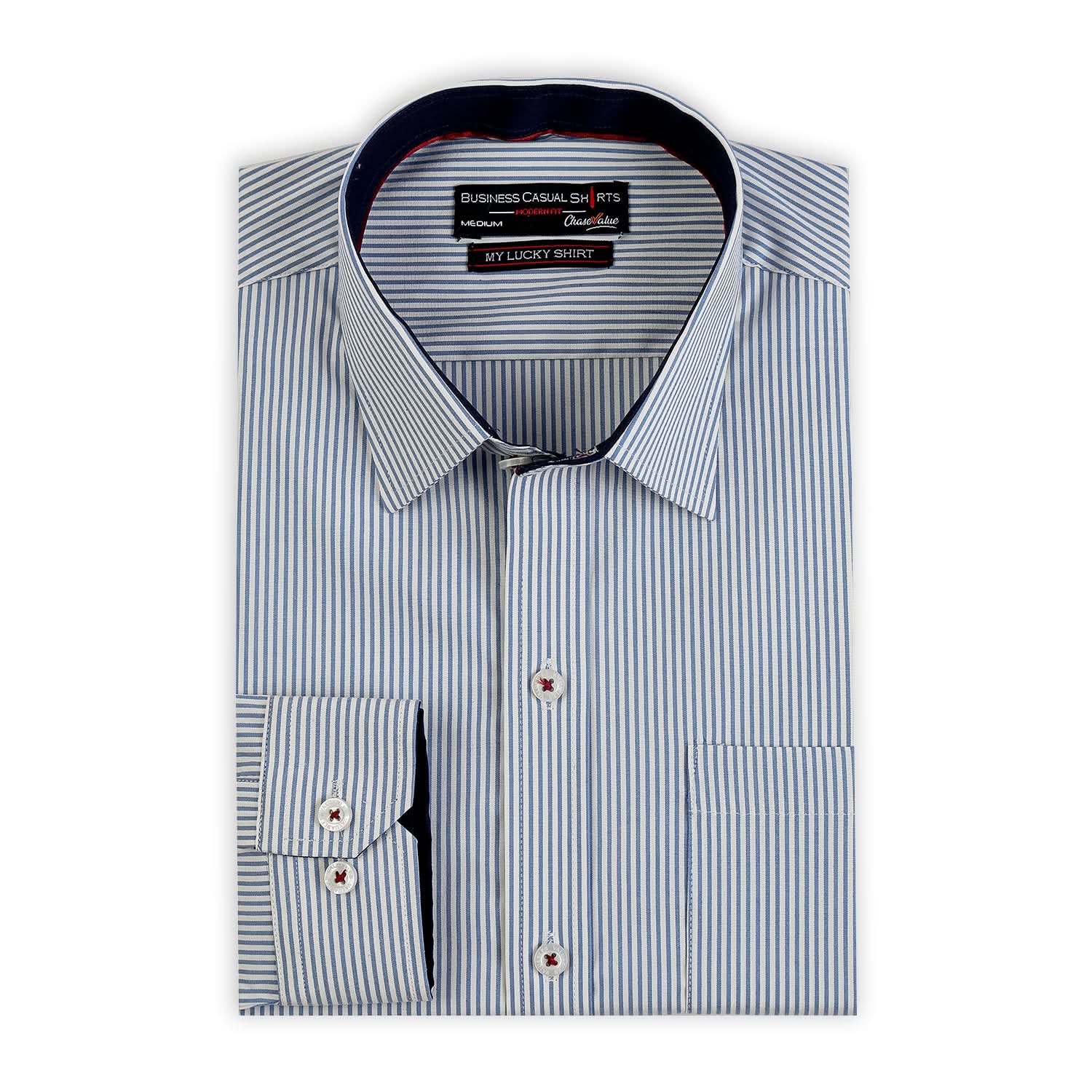 Valuable Men's Casual Shirt - Navy Blue, Men's Shirts, Chase Value, Chase Value