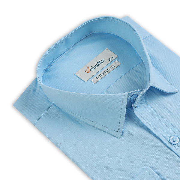 Men's Formal Shirt - Sky Blue