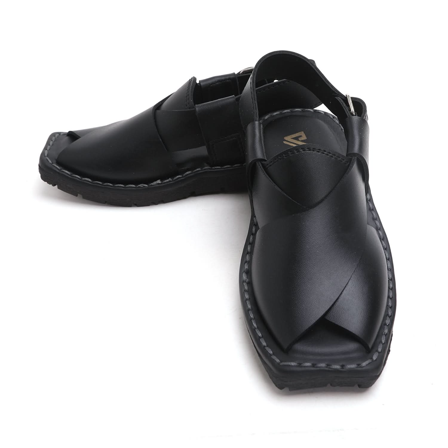 Boys Peshawari Sandal - Black, Boys Sandals, Chase Value, Chase Value