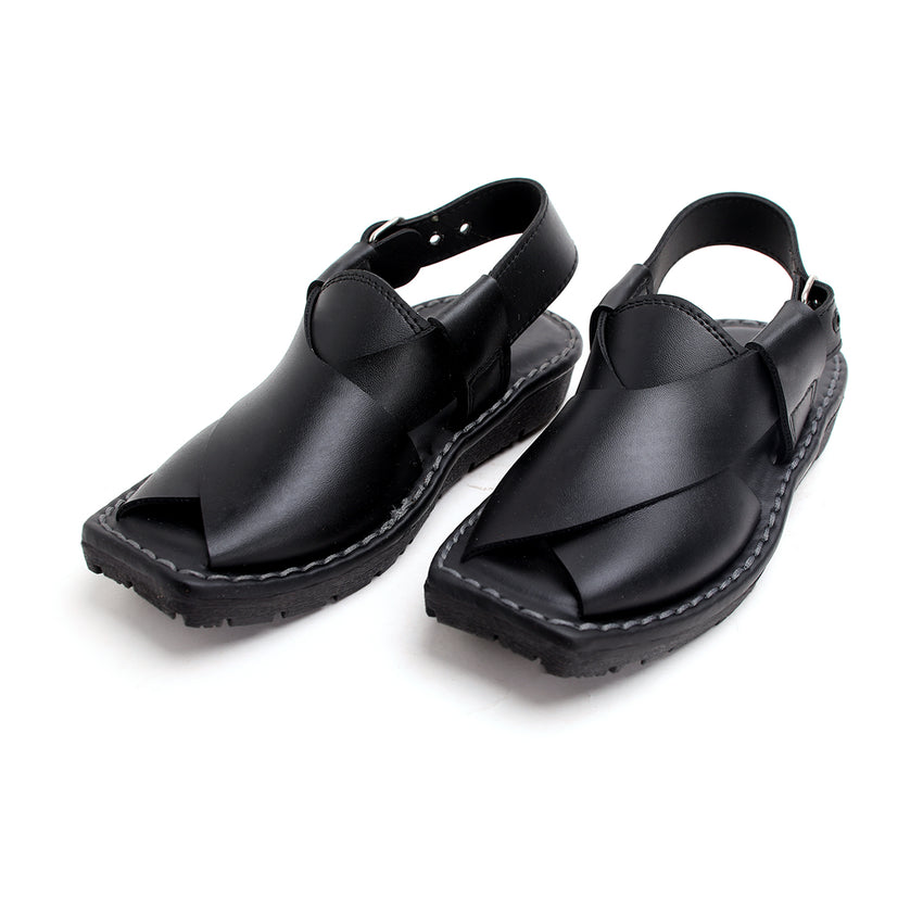 Boys Peshawari Sandal - Black