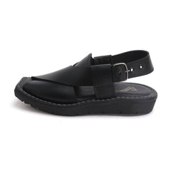 Boys Peshawari Sandal - Black