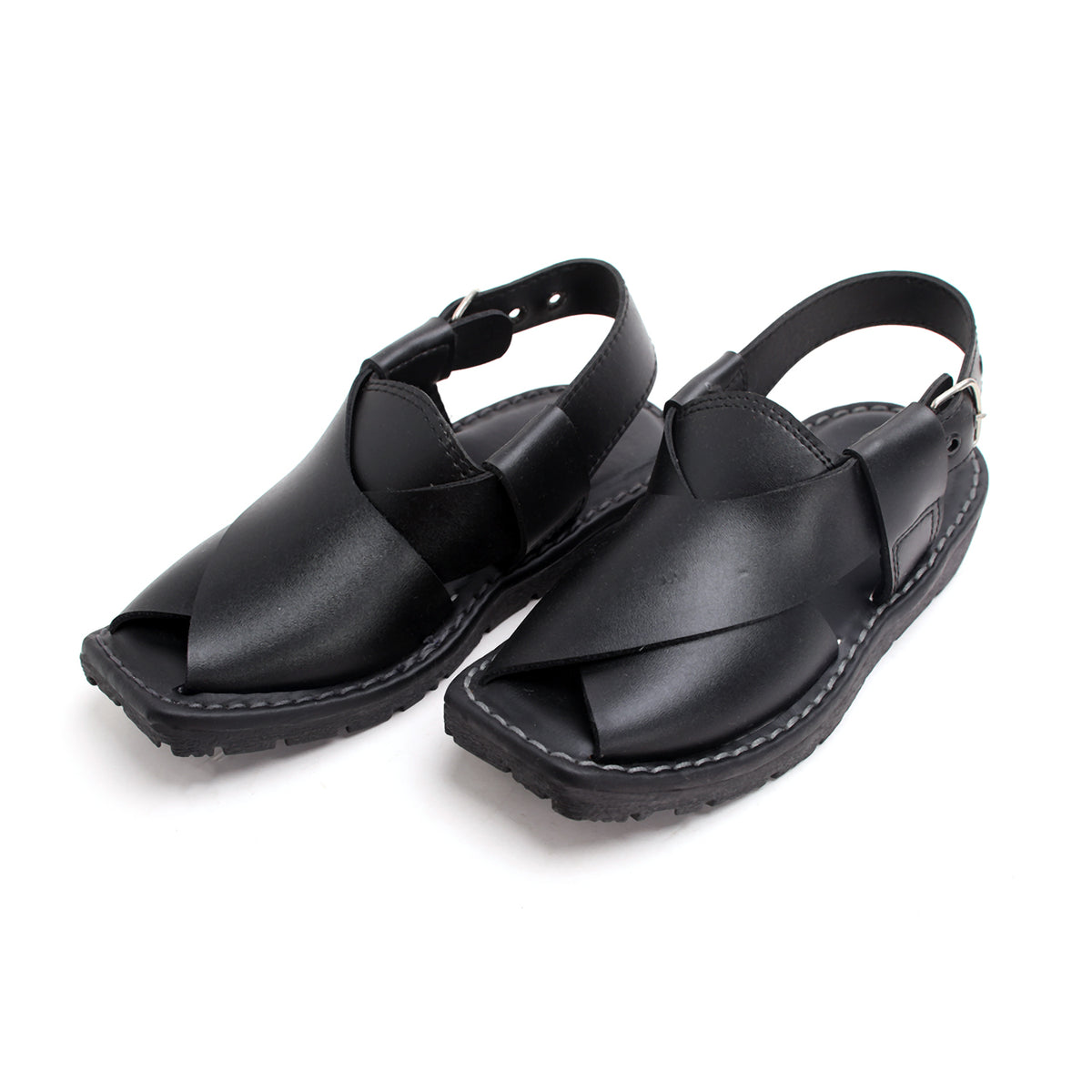 Boys Peshawari Sandal - Black, Boys Sandals, Chase Value, Chase Value