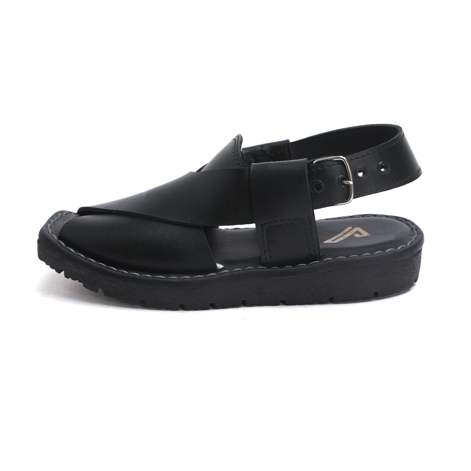 Boys Peshawari Sandal - Black, Boys Sandals, Chase Value, Chase Value