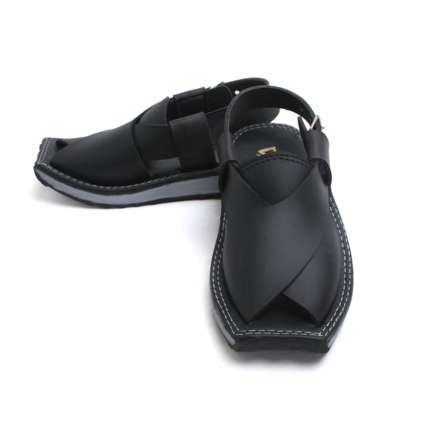 Boys Peshawari Sandal - Black, Boys Sandals, Chase Value, Chase Value