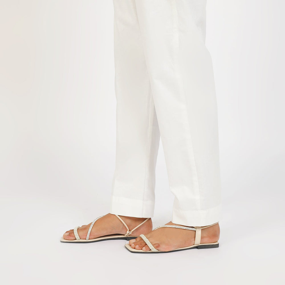 Women's Trouser - White, Women Pants & Tights, Chase Value, Chase Value