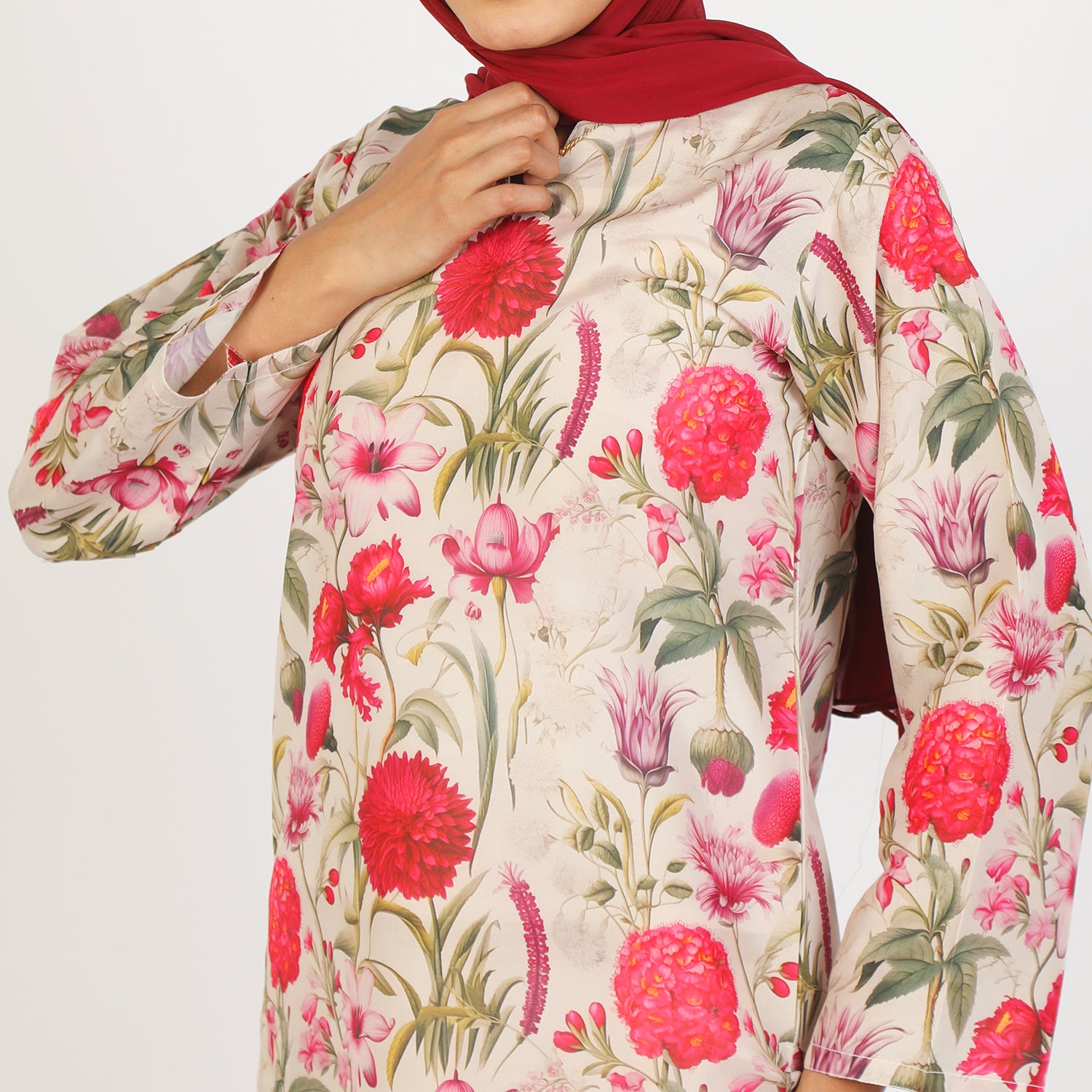 Women's Lawn Kurti - Pink, Women Ready Kurtis, Chase Value, Chase Value