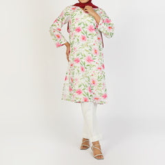 Women's Lawn Kurti - Light Green