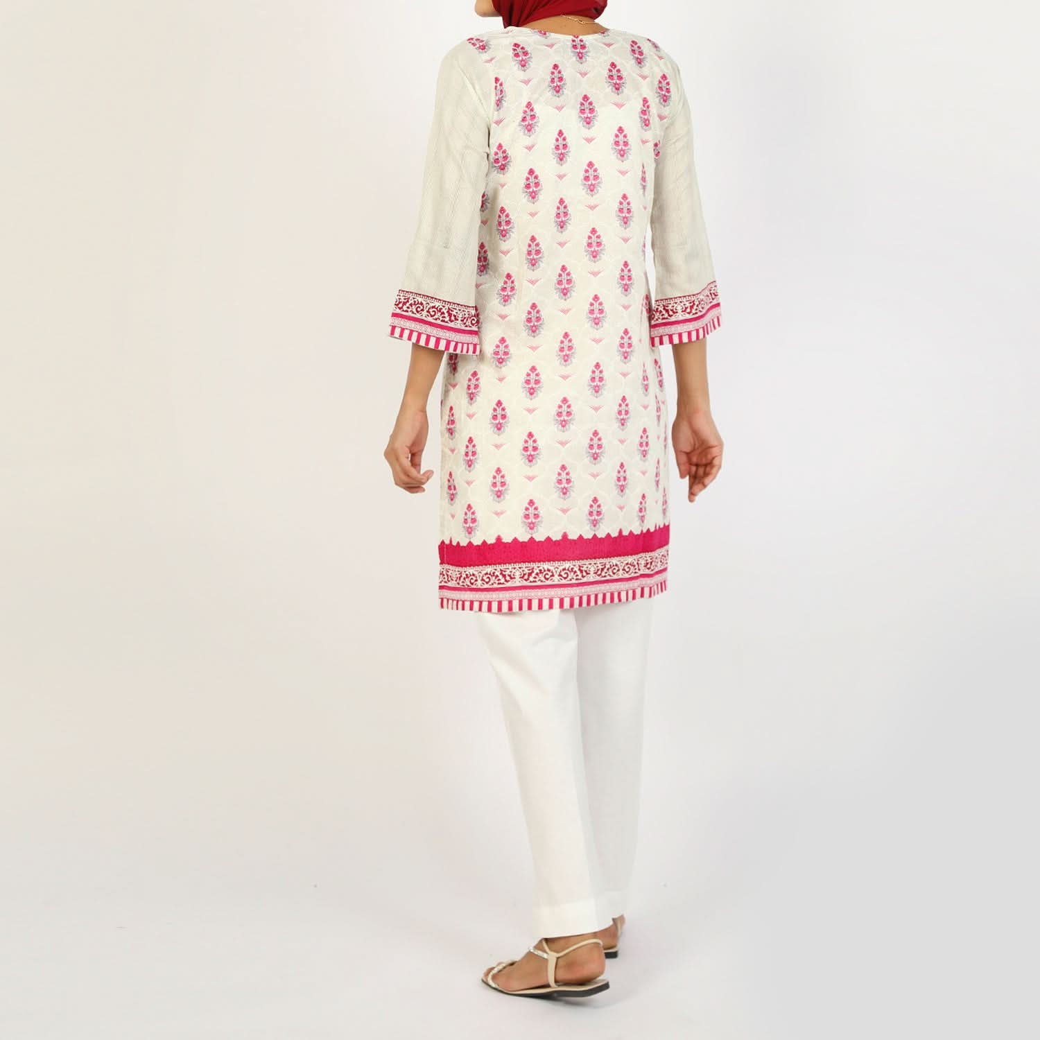 Women Cotton Printed Kurti – Fawn, Women Ready Kurtis, Chase Value, Chase Value