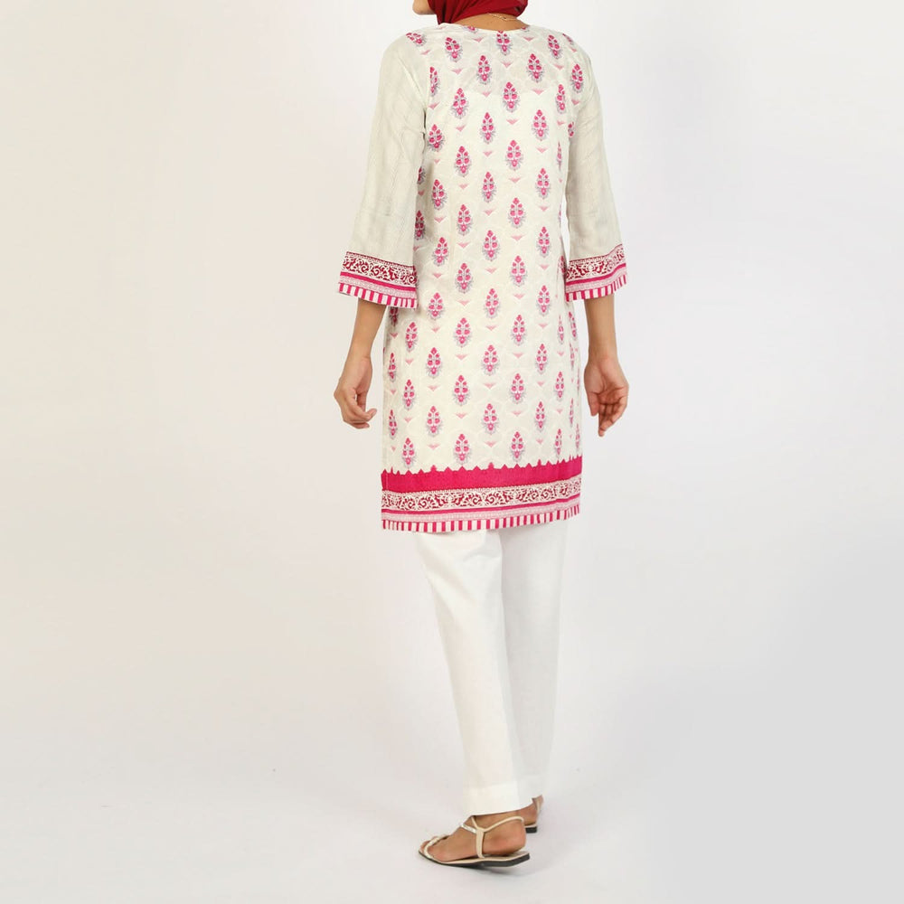 Women Cotton Printed Kurti – Fawn, Women Ready Kurtis, Chase Value, Chase Value