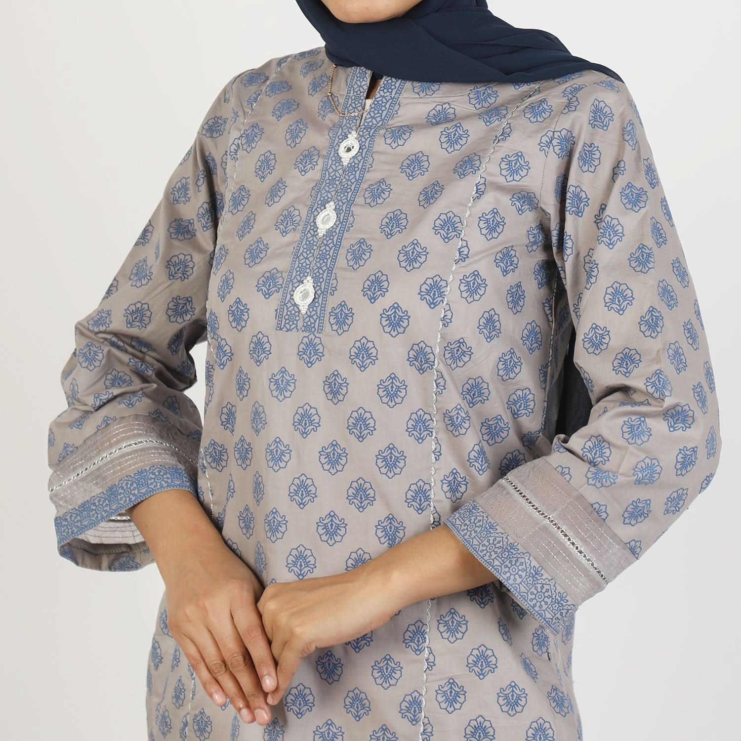Eminent Women's Printed Kurti - Grey, Women Ready Kurtis, Eminent, Chase Value
