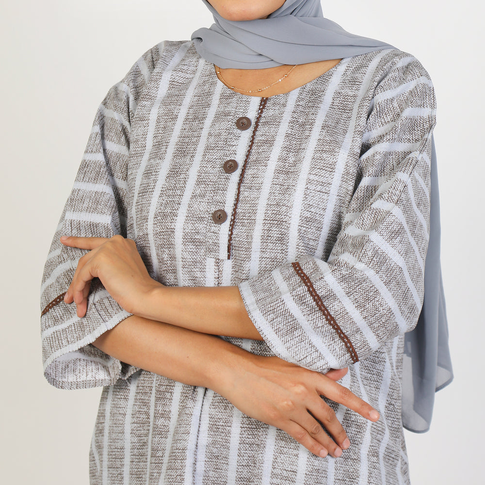 Women's Printed Kurti - Brown, Women Ready Kurtis, Chase Value, Chase Value