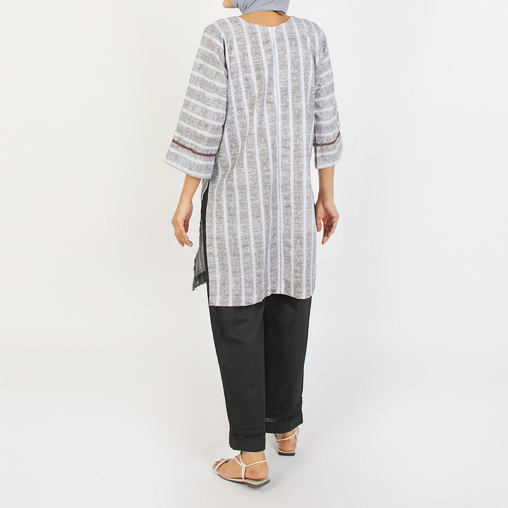 Women's Printed Kurti - Brown, Women Ready Kurtis, Chase Value, Chase Value