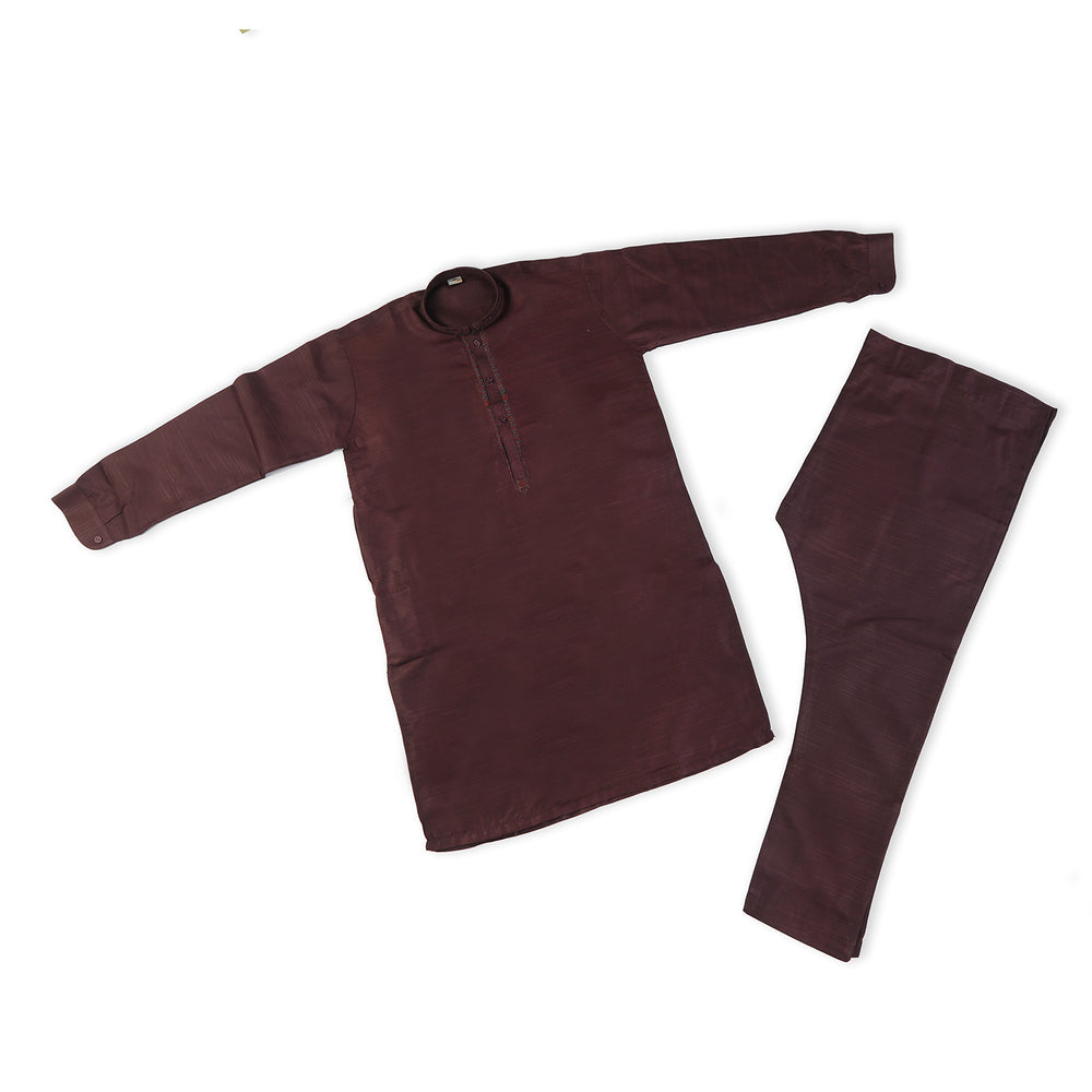 Boys Embriodered Shalwar Suit - Maroon, Boys Shalwar Kameez, Chase Value, Chase Value