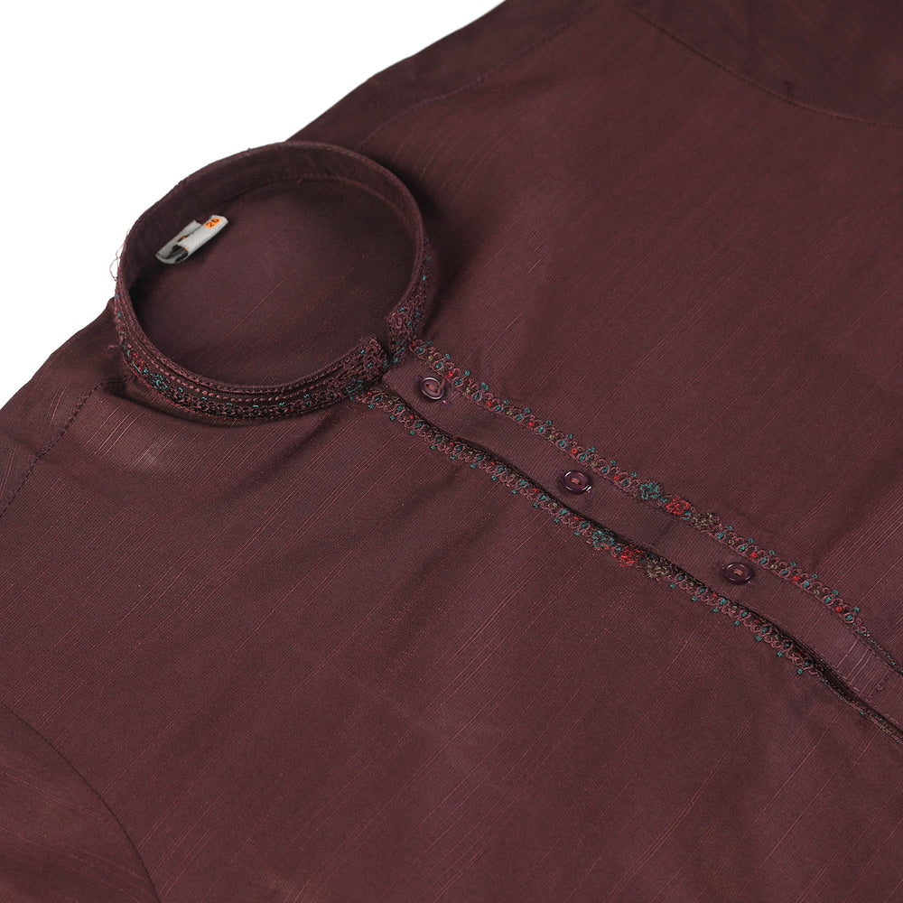 Boys Embriodered Shalwar Suit - Maroon, Boys Shalwar Kameez, Chase Value, Chase Value