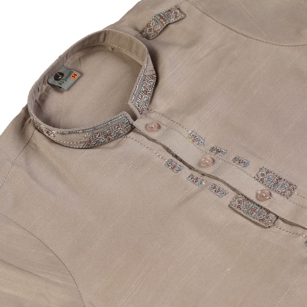 Boys Embroidered Shalwar Suit - Grey, Boys Shalwar Kameez, Chase Value, Chase Value