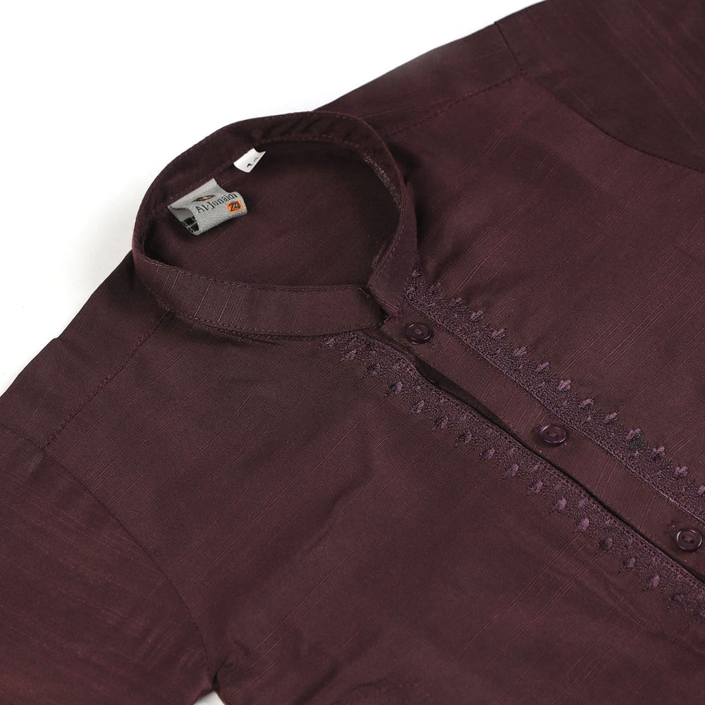 Boys Embroidered Shalwar Suit - Maroon, Boys Shalwar Kameez, Chase Value, Chase Value
