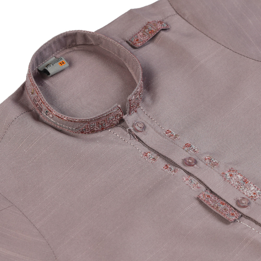 Boys Embroidered Shalwar Suit - Purple, Boys Shalwar Kameez, Chase Value, Chase Value