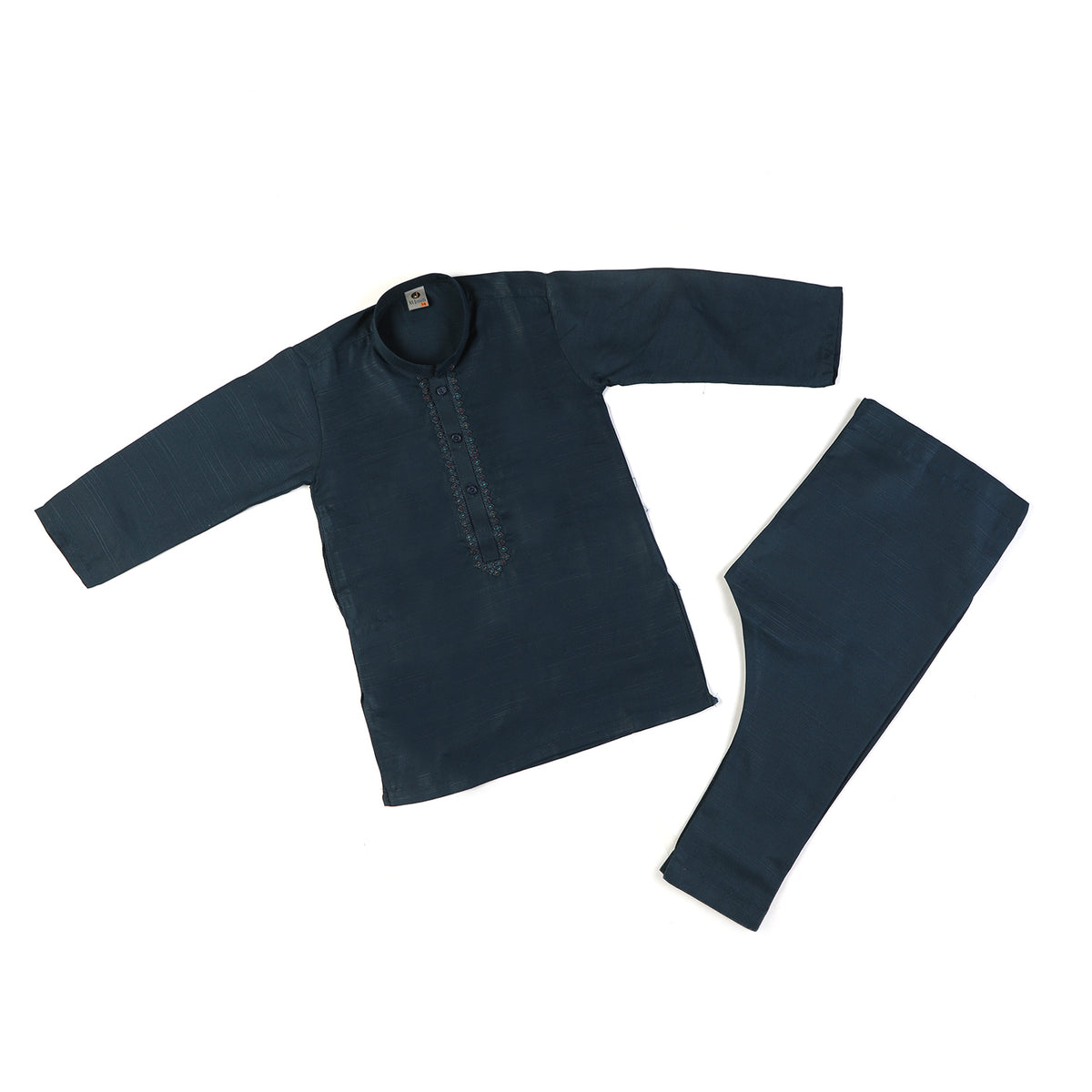 Boys Embroidered Shalwar Suit - Steel Blue, Boys Shalwar Kameez, Chase Value, Chase Value
