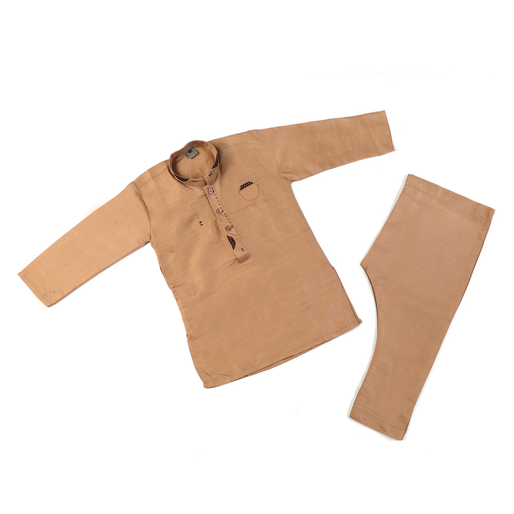 Boys Shalwar Suit - Peach, Boys Shalwar Kameez, Chase Value, Chase Value