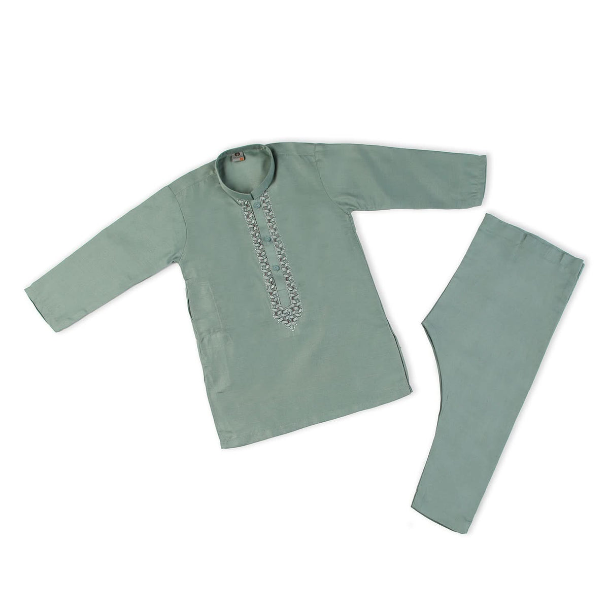 Boys Embroidered Shalwar Suit - Green, Boys Shalwar Kameez, Chase Value, Chase Value