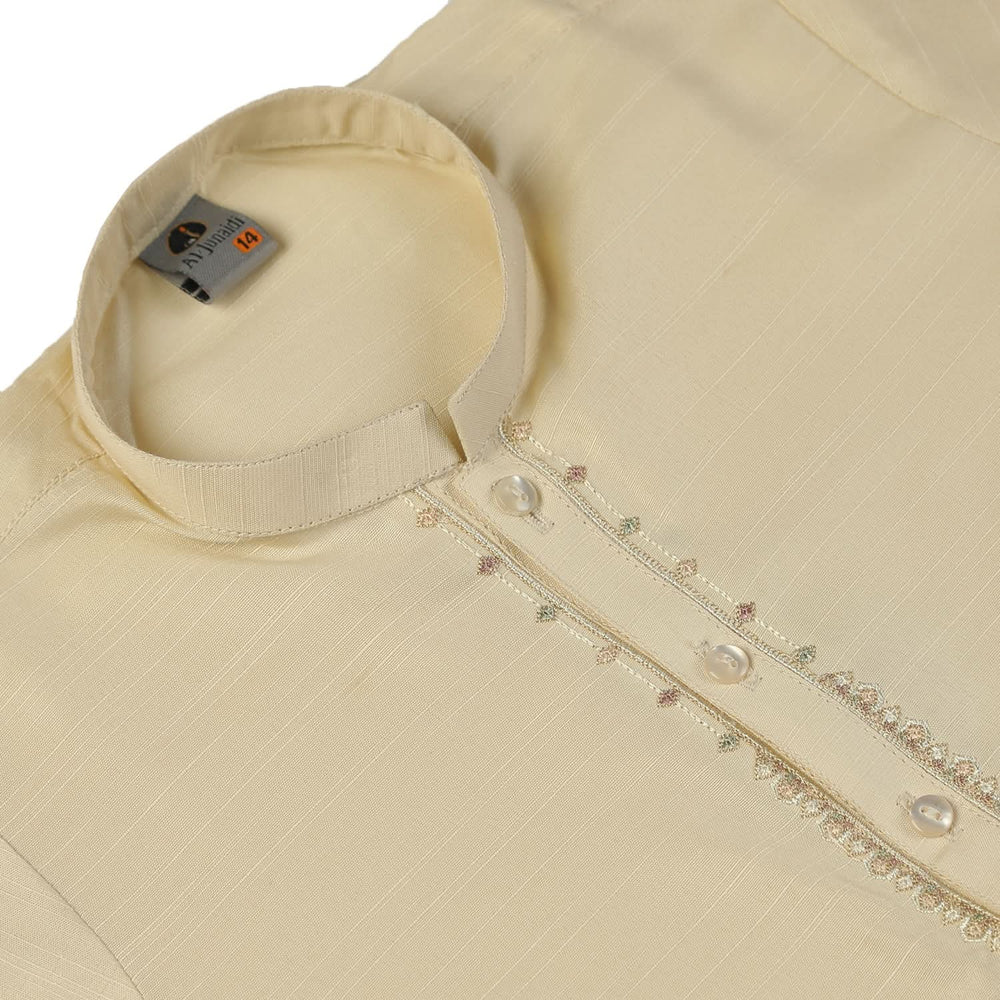 Boys Embroidered Shalwar Suit - Lemon, Boys Shalwar Kameez, Chase Value, Chase Value