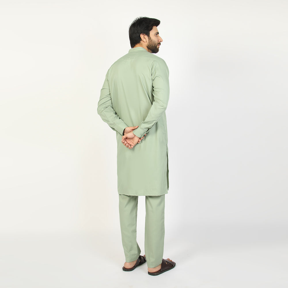 Eminent Men's Trim Kurta Pajama - Pistachio, Men's Shalwar Kameez, Eminent, Chase Value