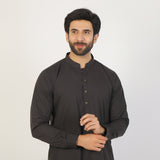 Eminent Men's Trim Fit Plain Shalwar Suits - Black Frost, Men's Shalwar Kameez, Eminent, Chase Value